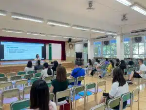 0教育在保良局方王錦全小學講解AI教育